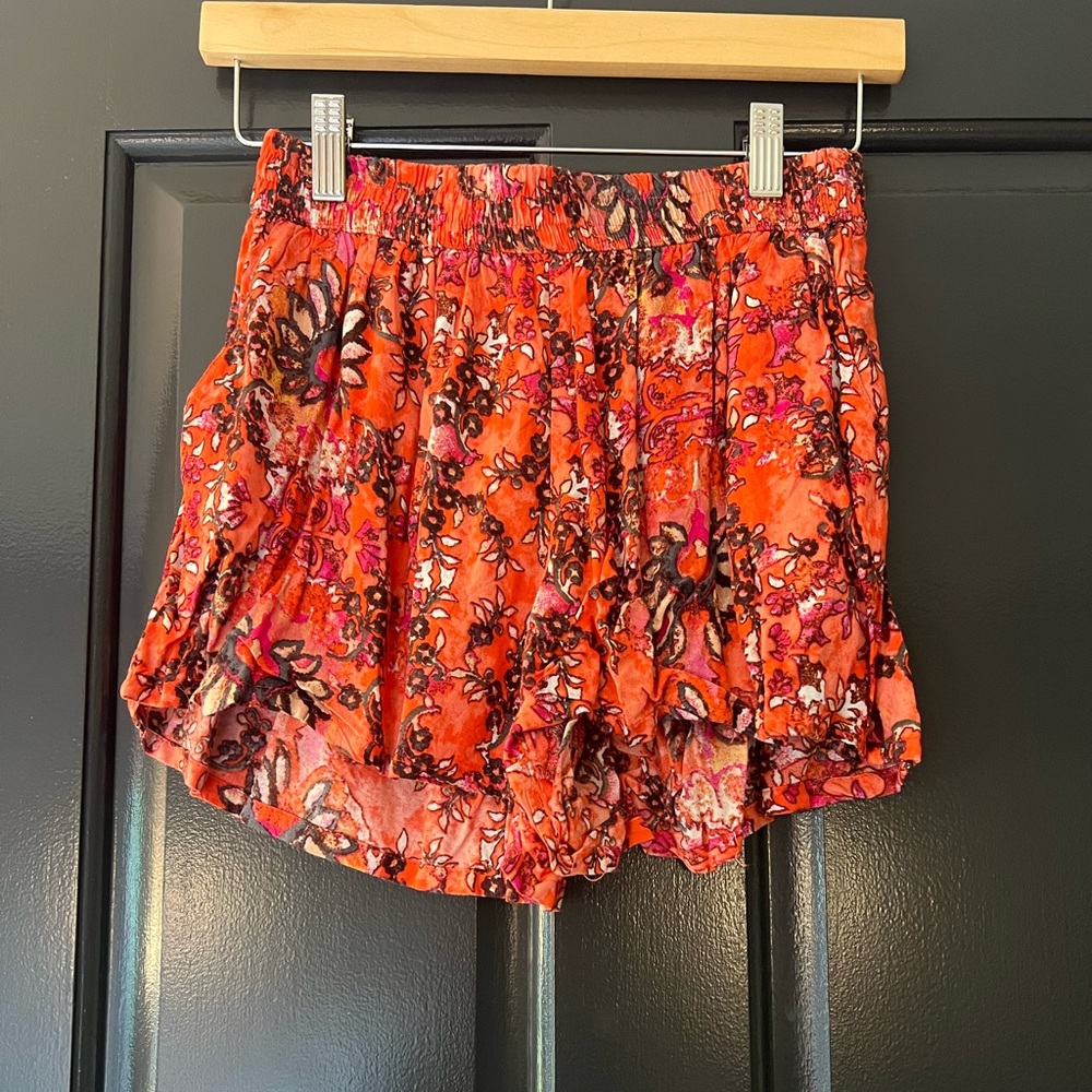 Mossimo Supply Co. Women's Floral Orange Shorts